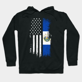 Salvadoran American Flag - Pride El Salvador Hoodie